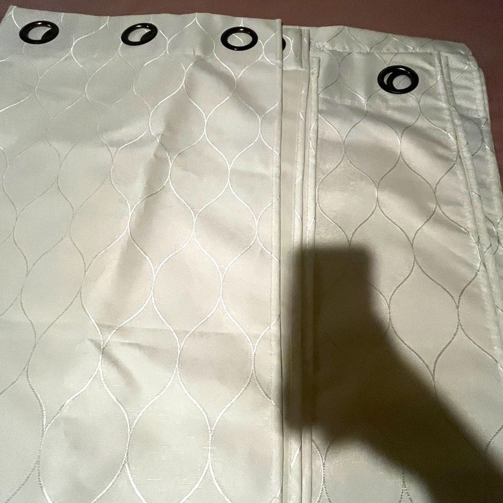 White curtains Nautica